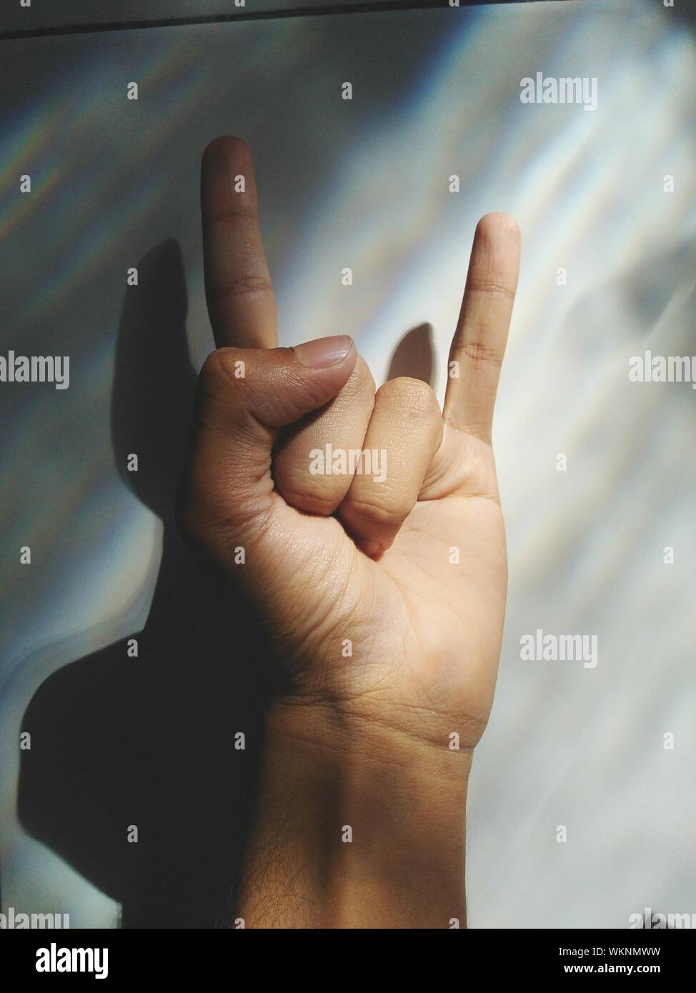Hand sign wall hires stock photography and images Alamy