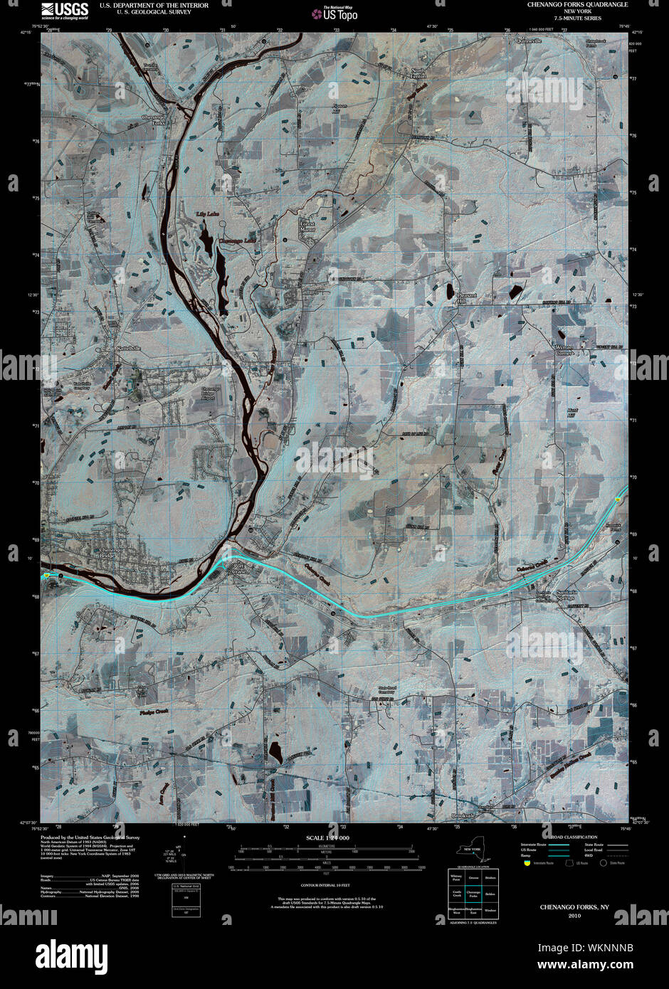 New York NY Chenango Forks 20100125 TM Inverted Restoration Stock Photo Alamy
