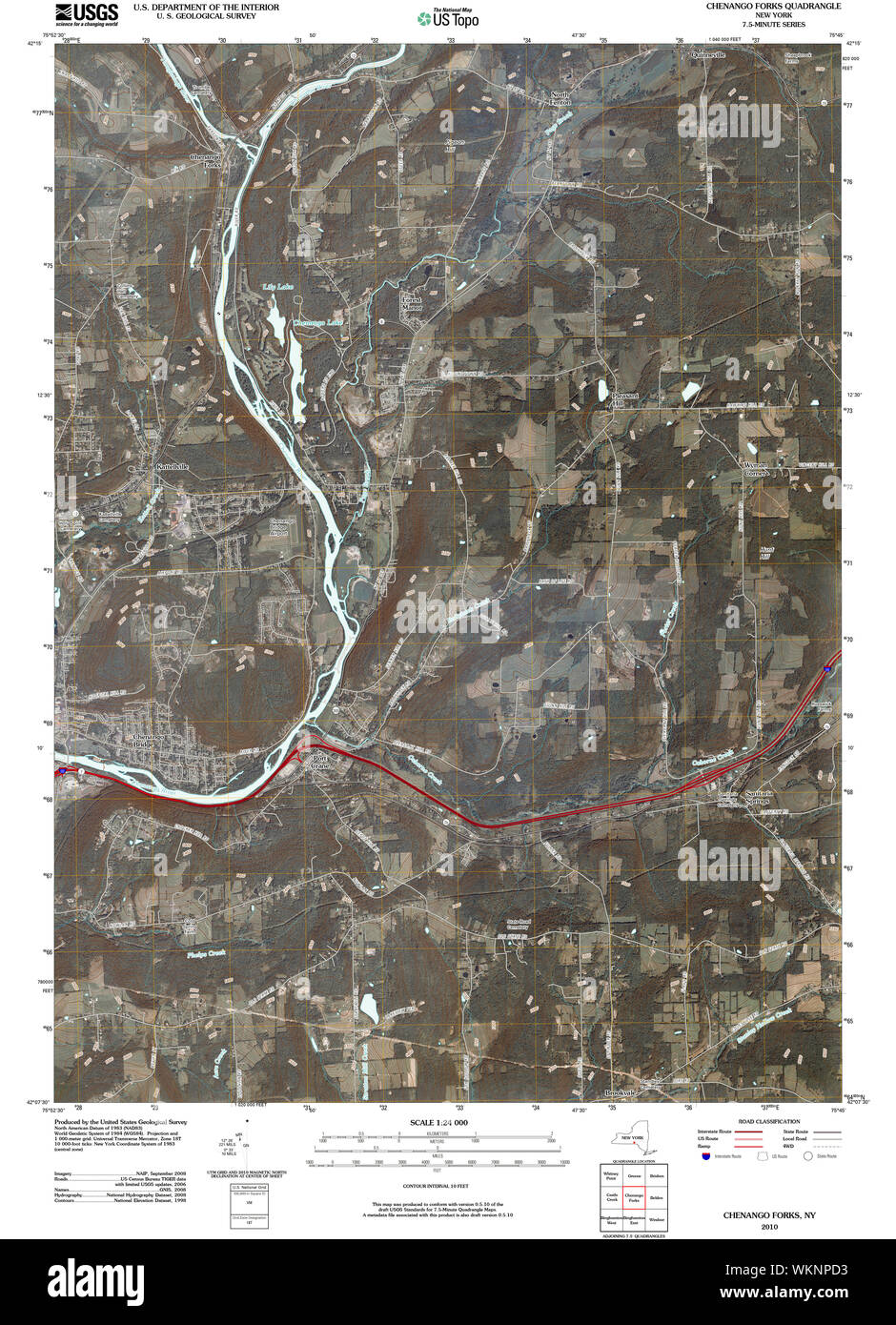 Map of forks Cut Out Stock Images & Pictures Alamy
