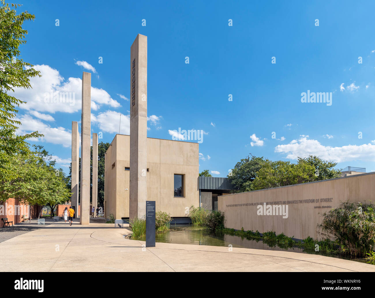 The Apartheid Museum, Gold Reef City, Johannesburg, South Africa Stock Photo