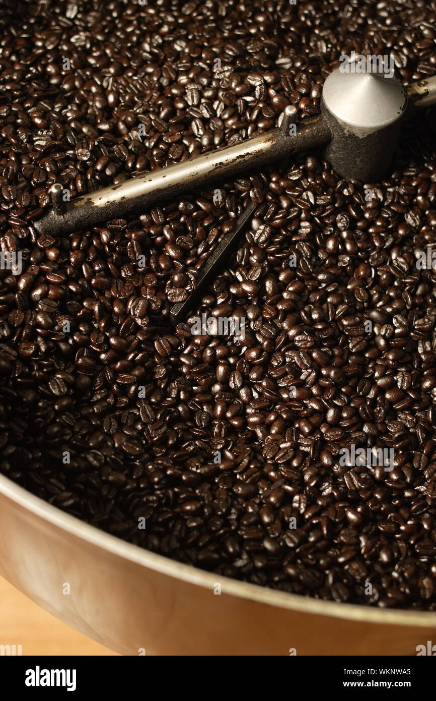Coffee roaster bean cooling Stock Photo Alamy