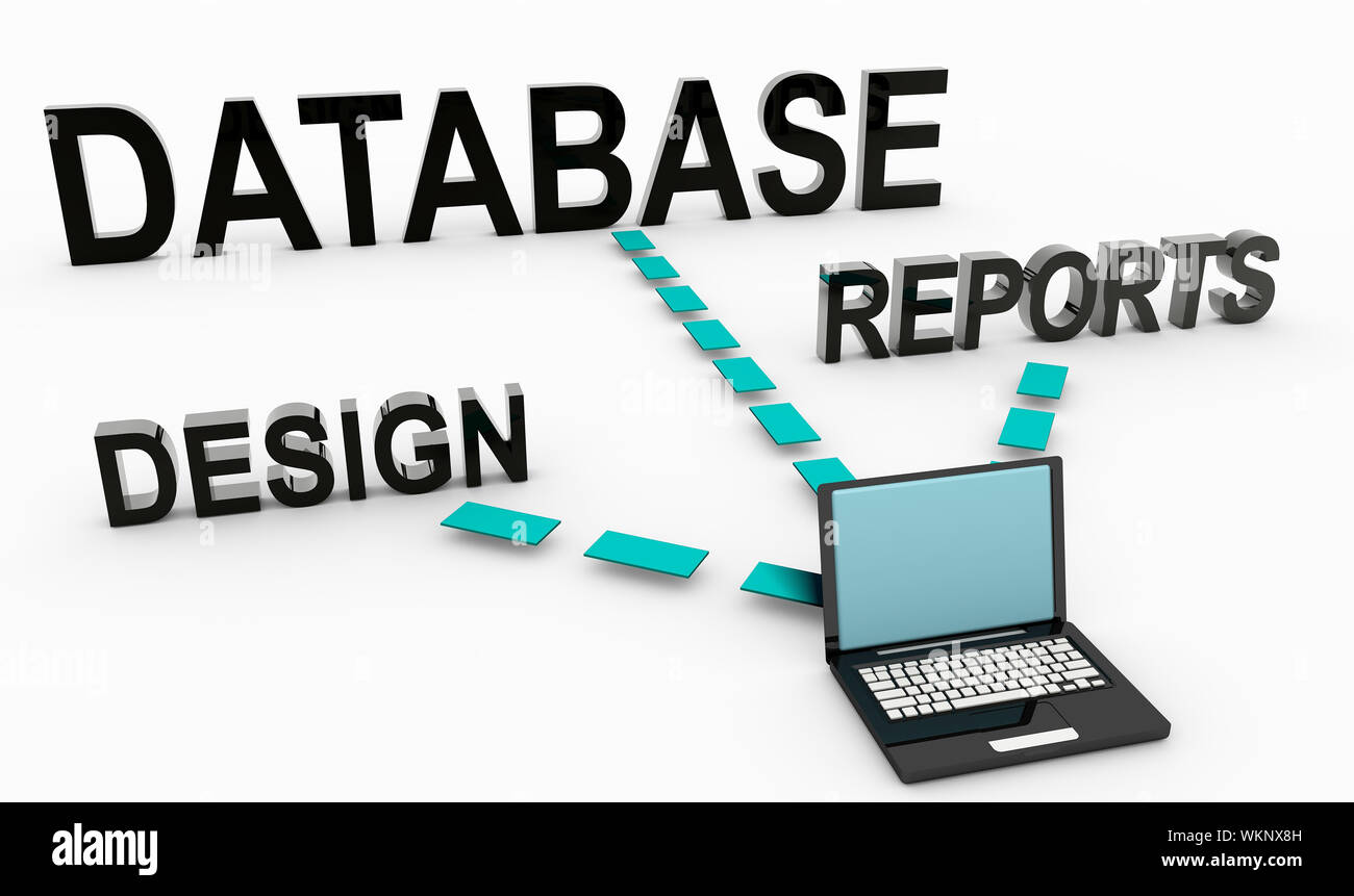 Database System for Reports and Data Analysis Stock Photo - Alamy