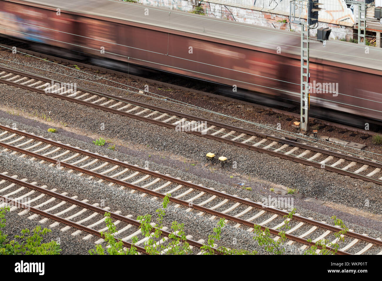 Fast moving train hi-res stock photography and images - Alamy