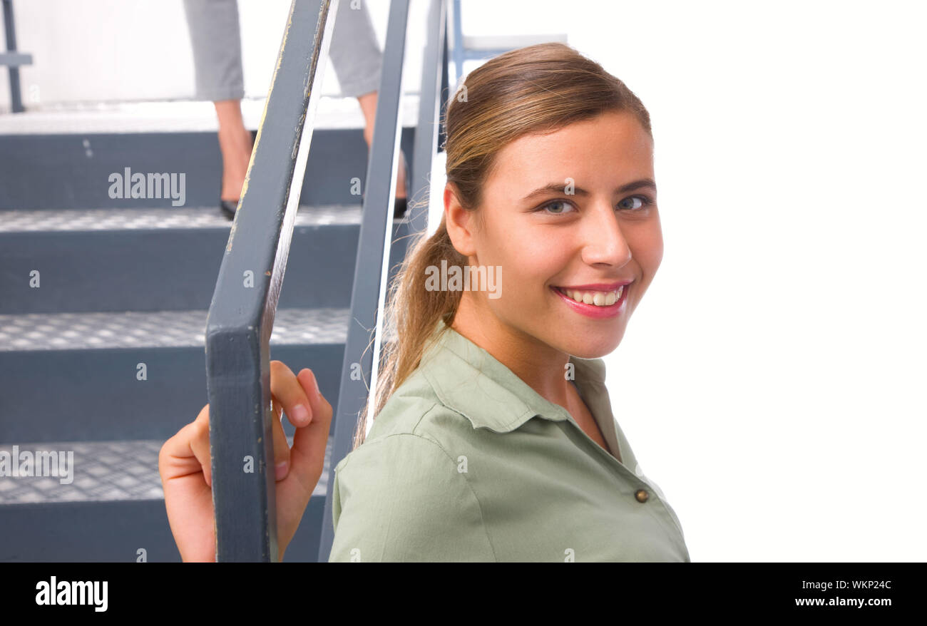Woman steps close up hi-res stock photography and images - Alamy