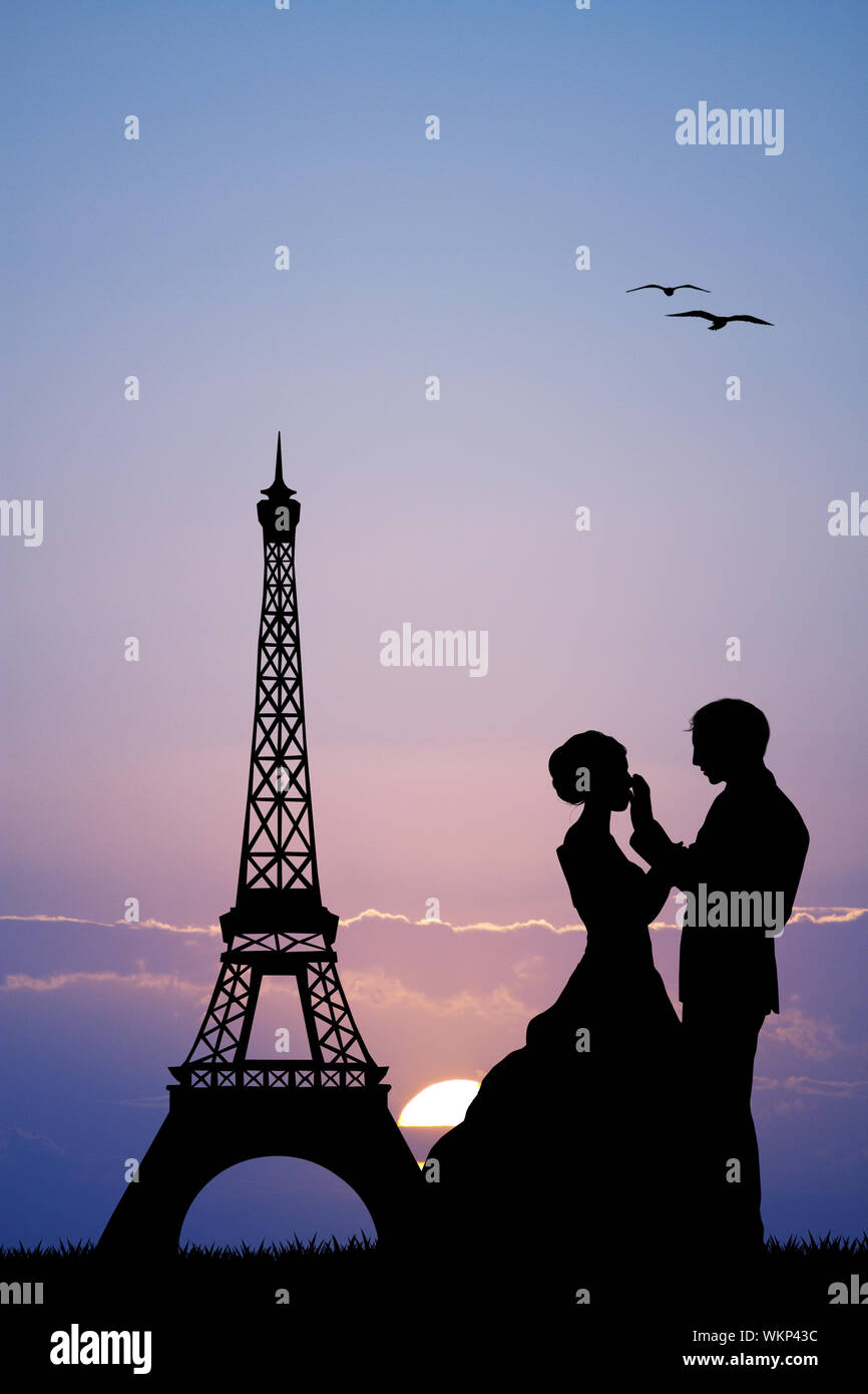 Marriage in Paris Stock Photo Alamy