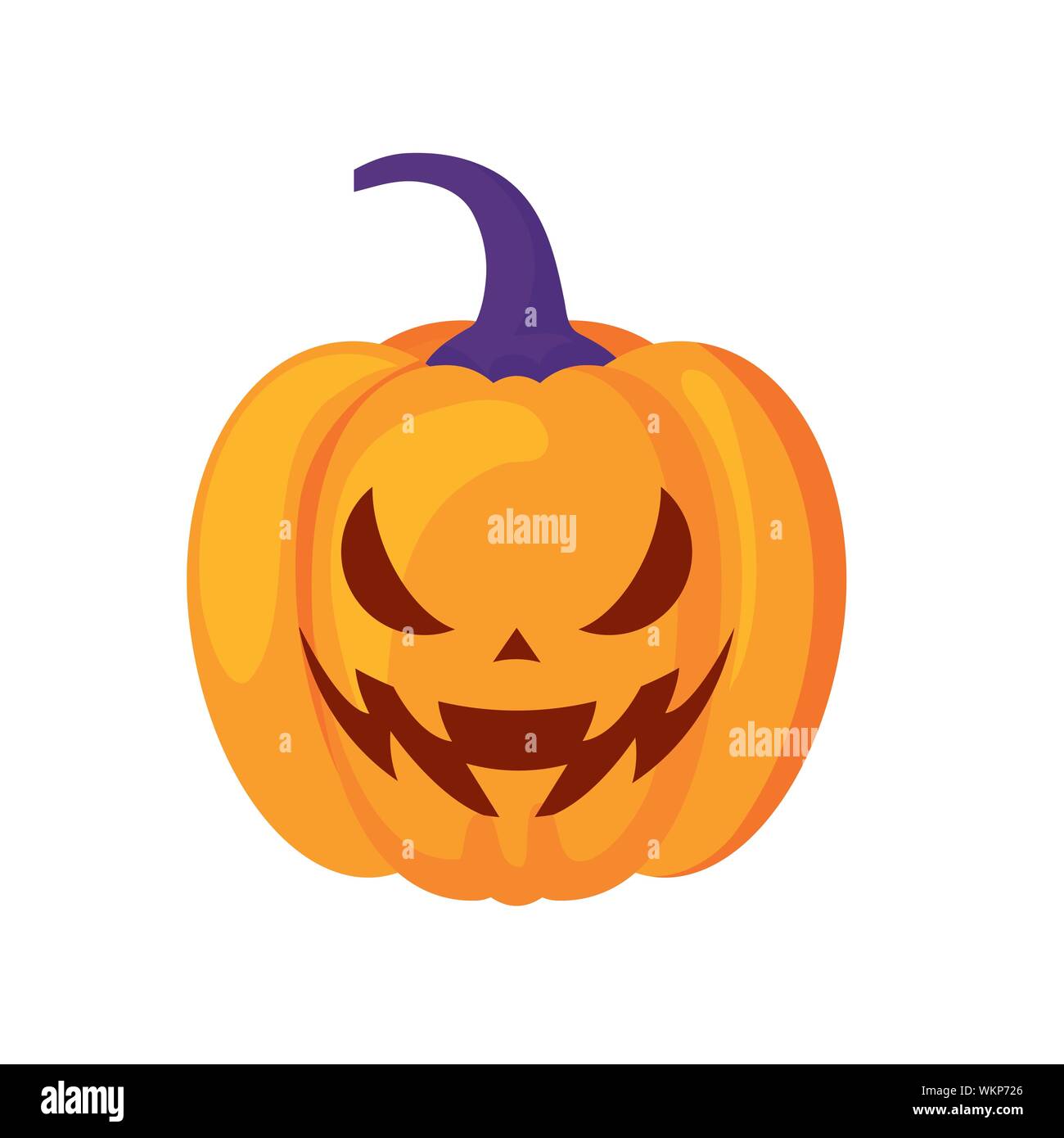 halloween pumpkin traditional isolated icon vector illustration design ...