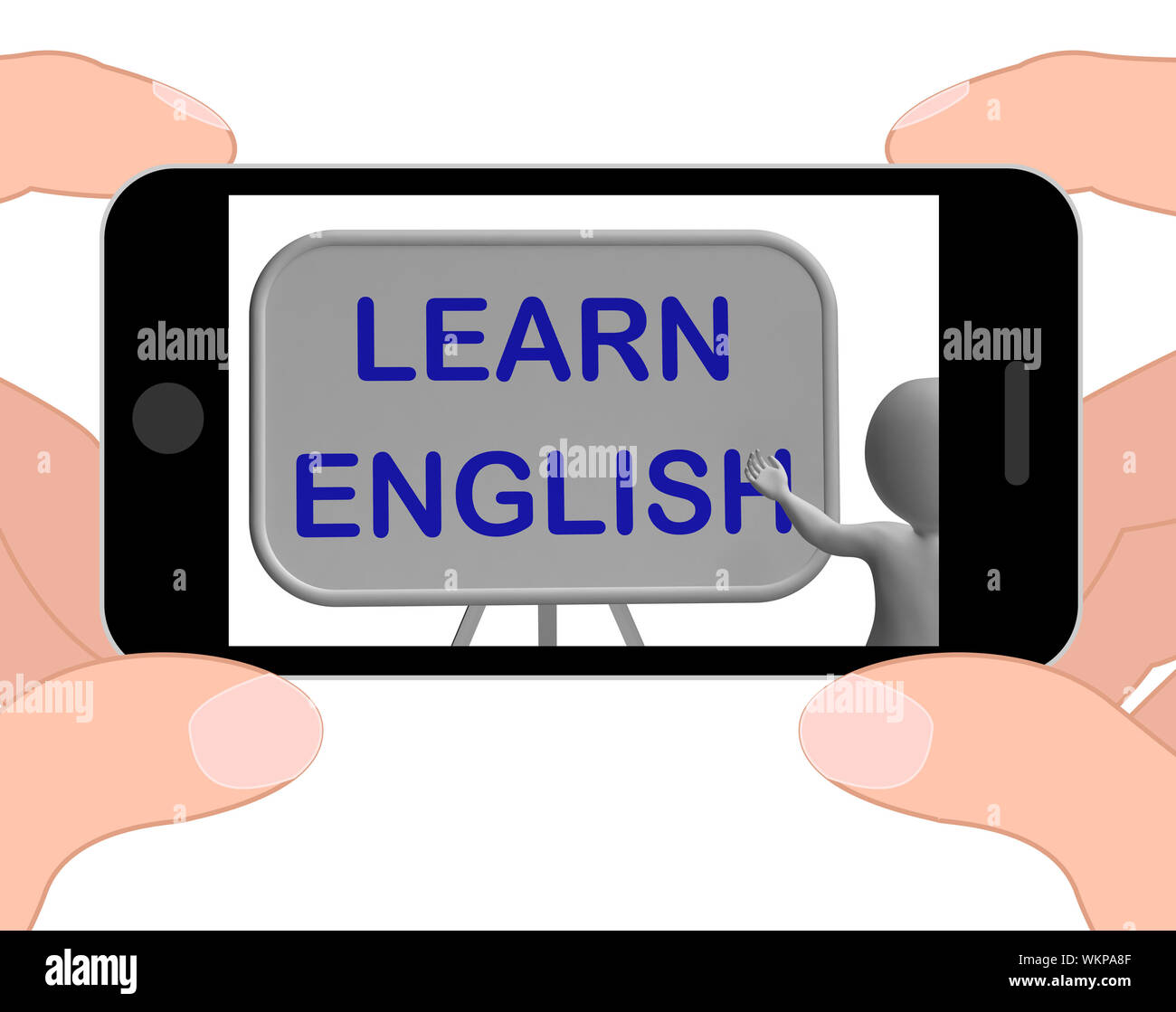 Learn English Phone Meaning Language Learning And Esol Stock Photo Alamy