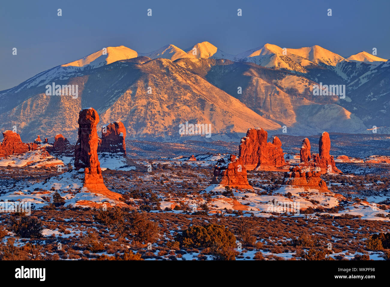 Independence Monument in winter, Colorado National Monument, Colorado