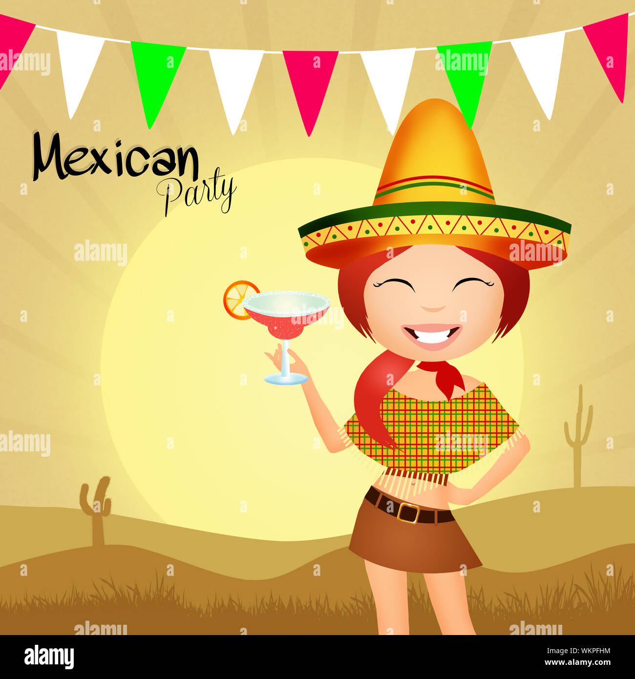 Mexican party Stock Photo