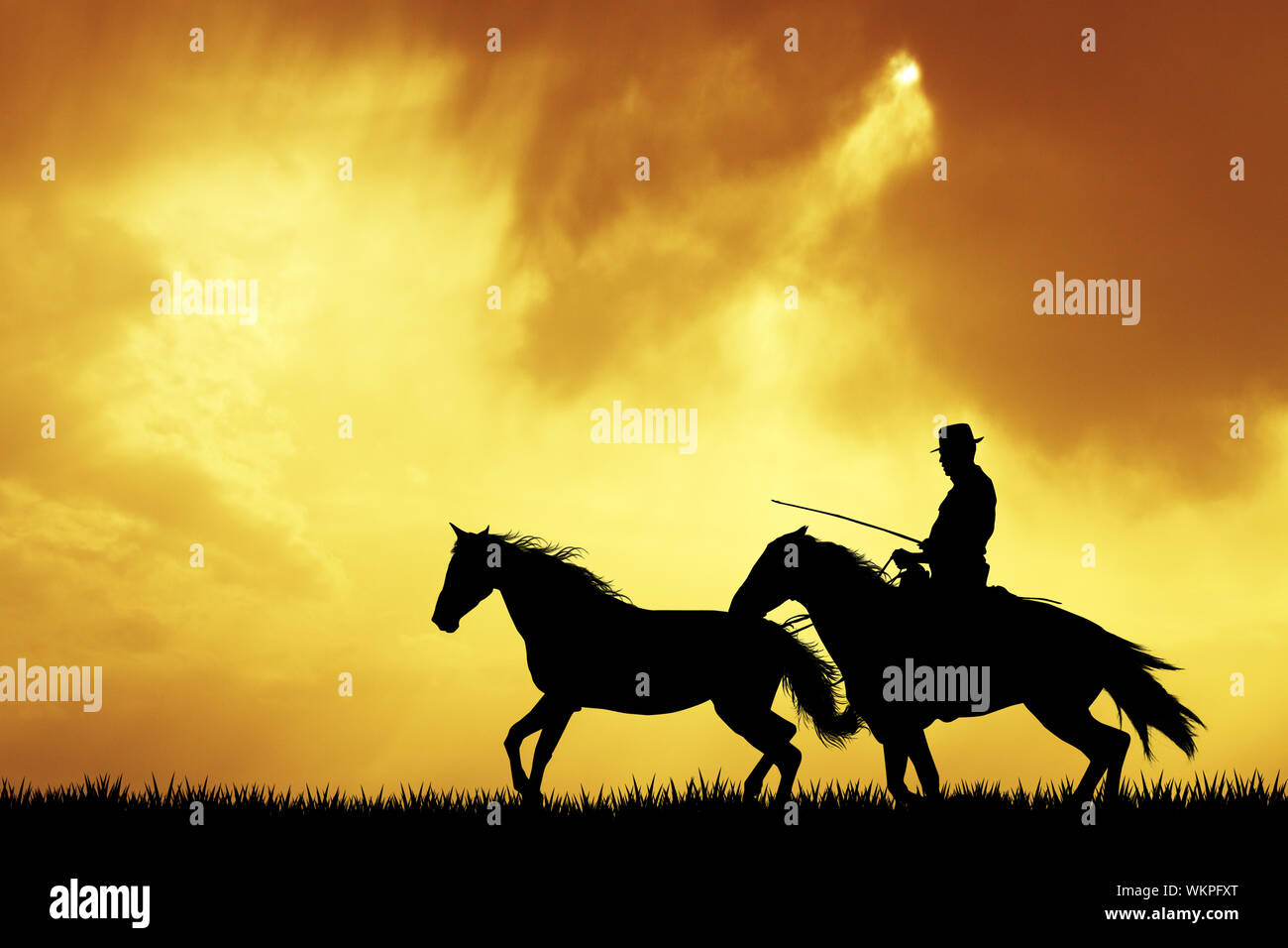 man on horse Stock Photo - Alamy