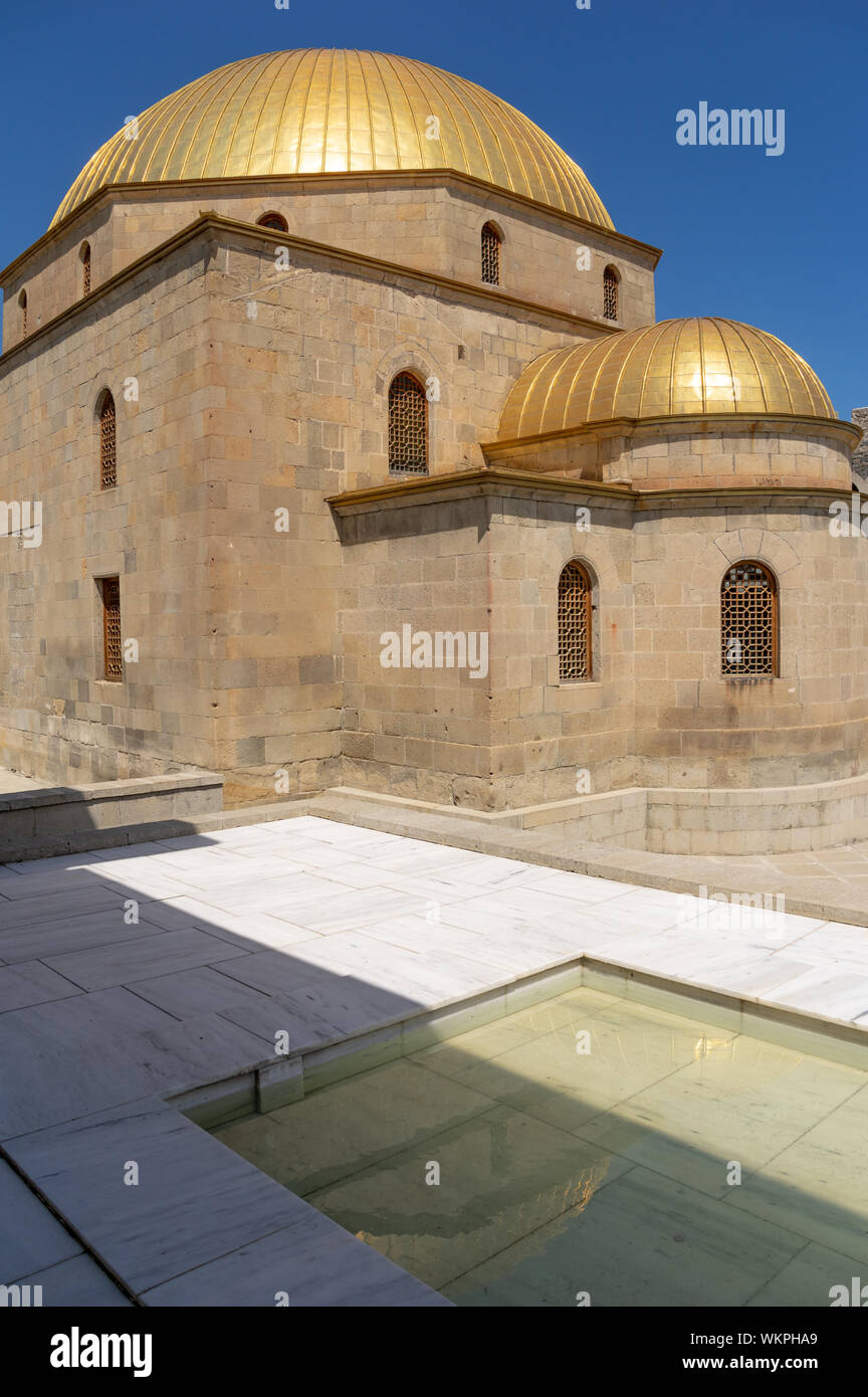 Completely restored Rabati castle in the town of Akhaltsikhe in Georgia Stock Photo