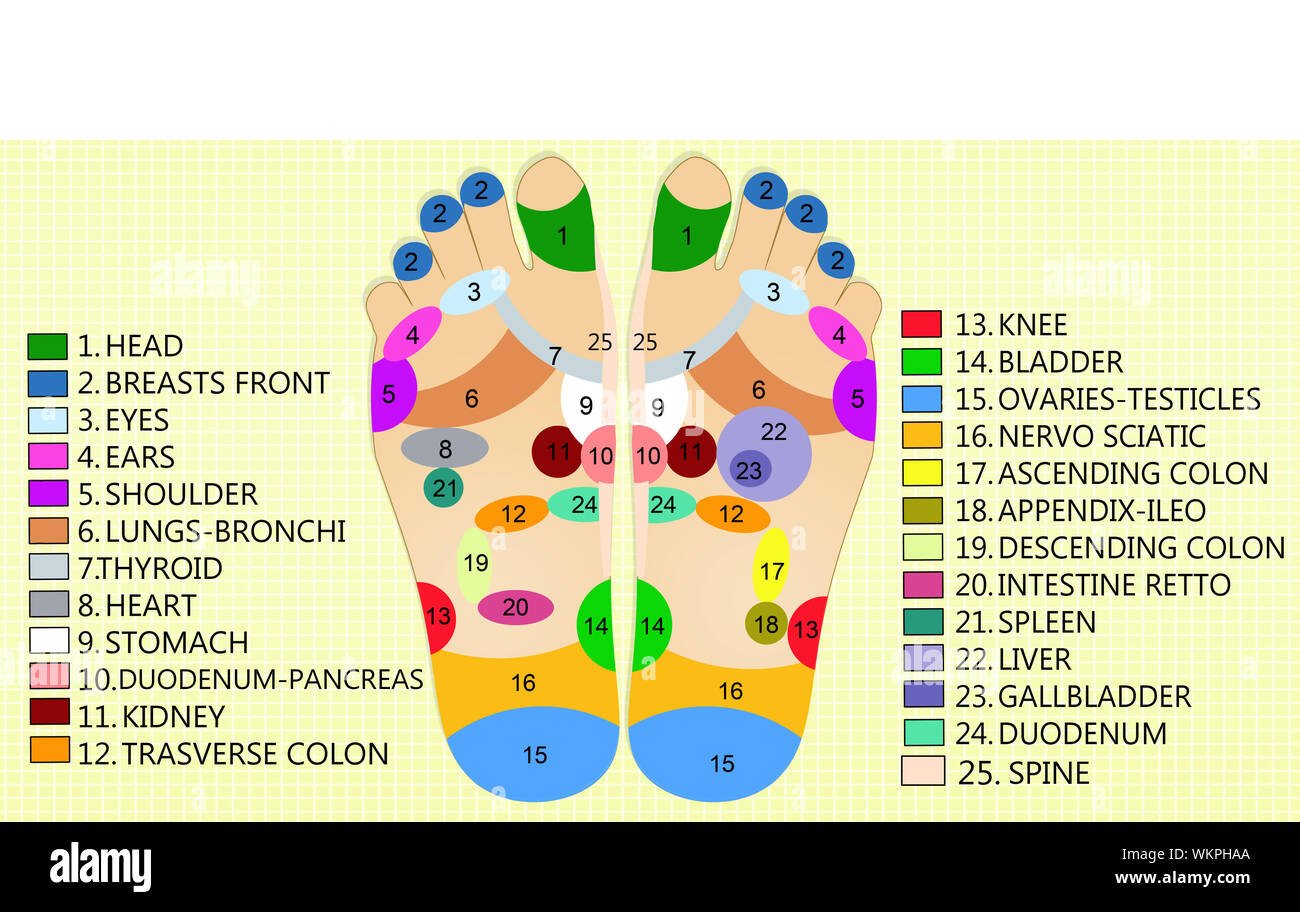 Reflexology Stock Photo Alamy