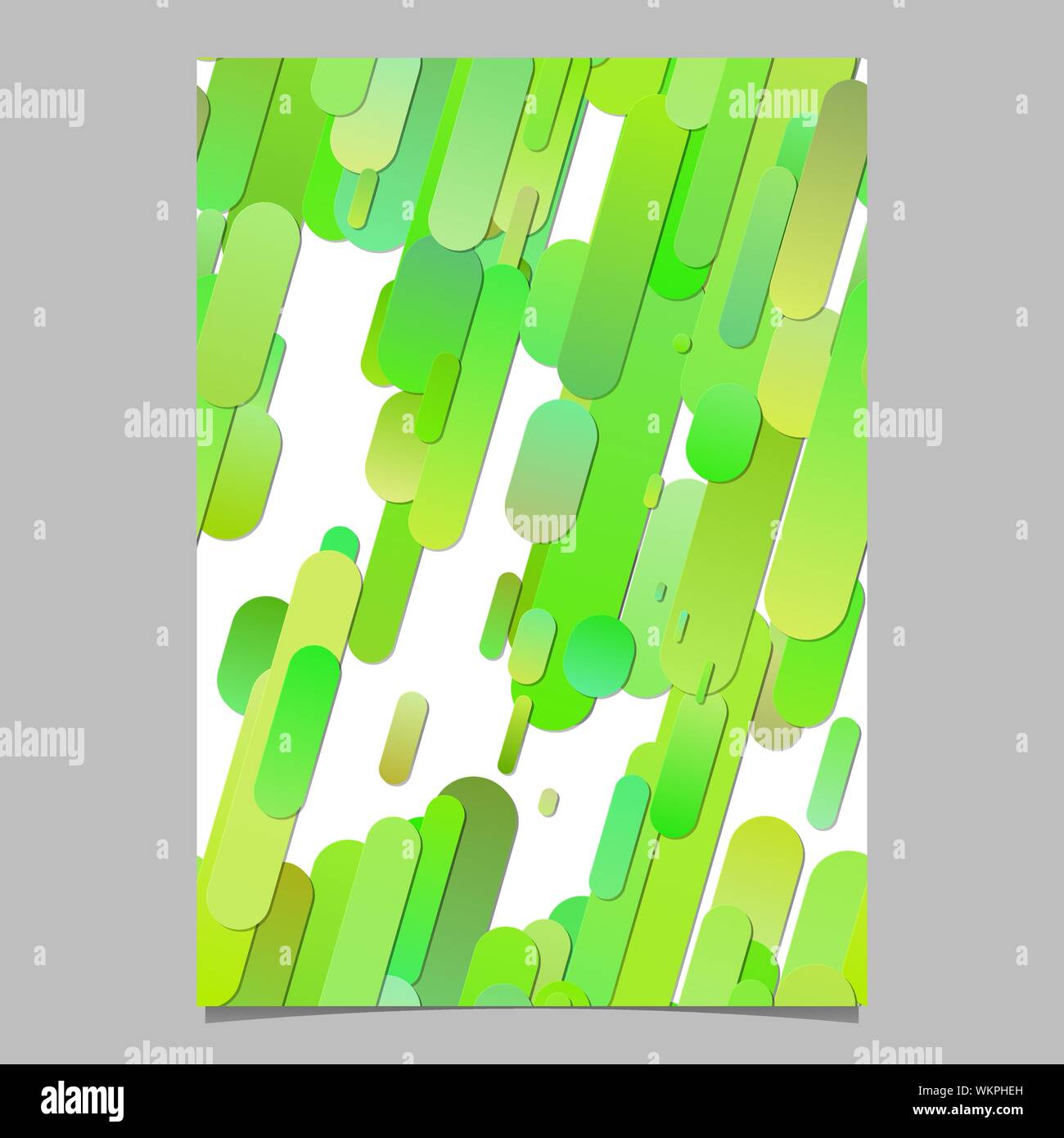 Green trendy abstract gradient stripe pattern brochure background ...