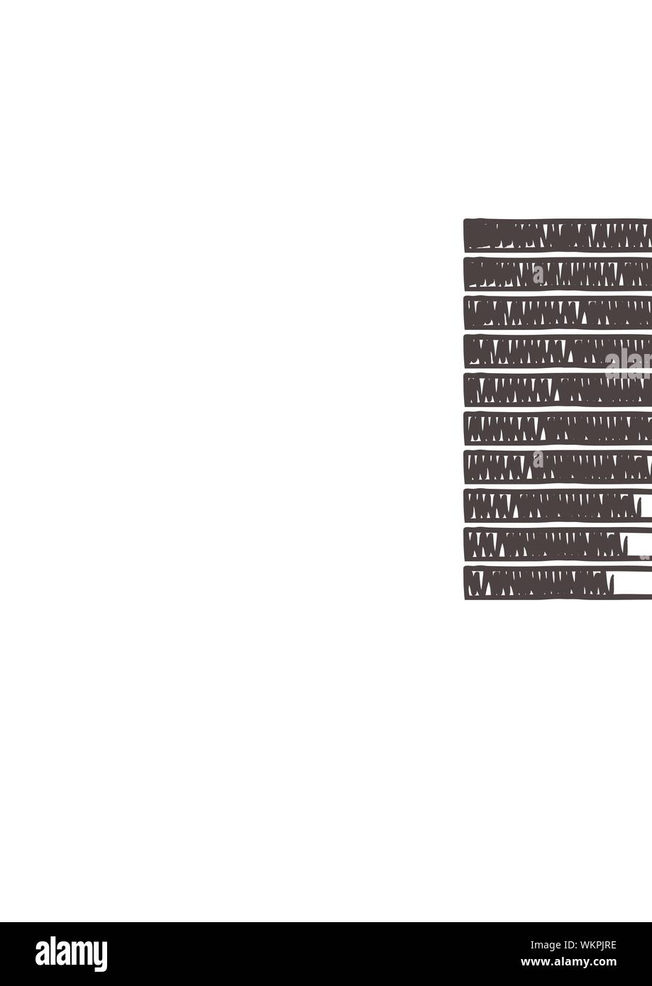 Loading Bar Increments of 5 Stock Vector