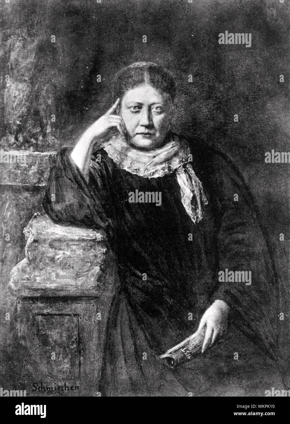 HELENA BLAVATSKY (1831-1891) Russian occultist and writer Stock Photo