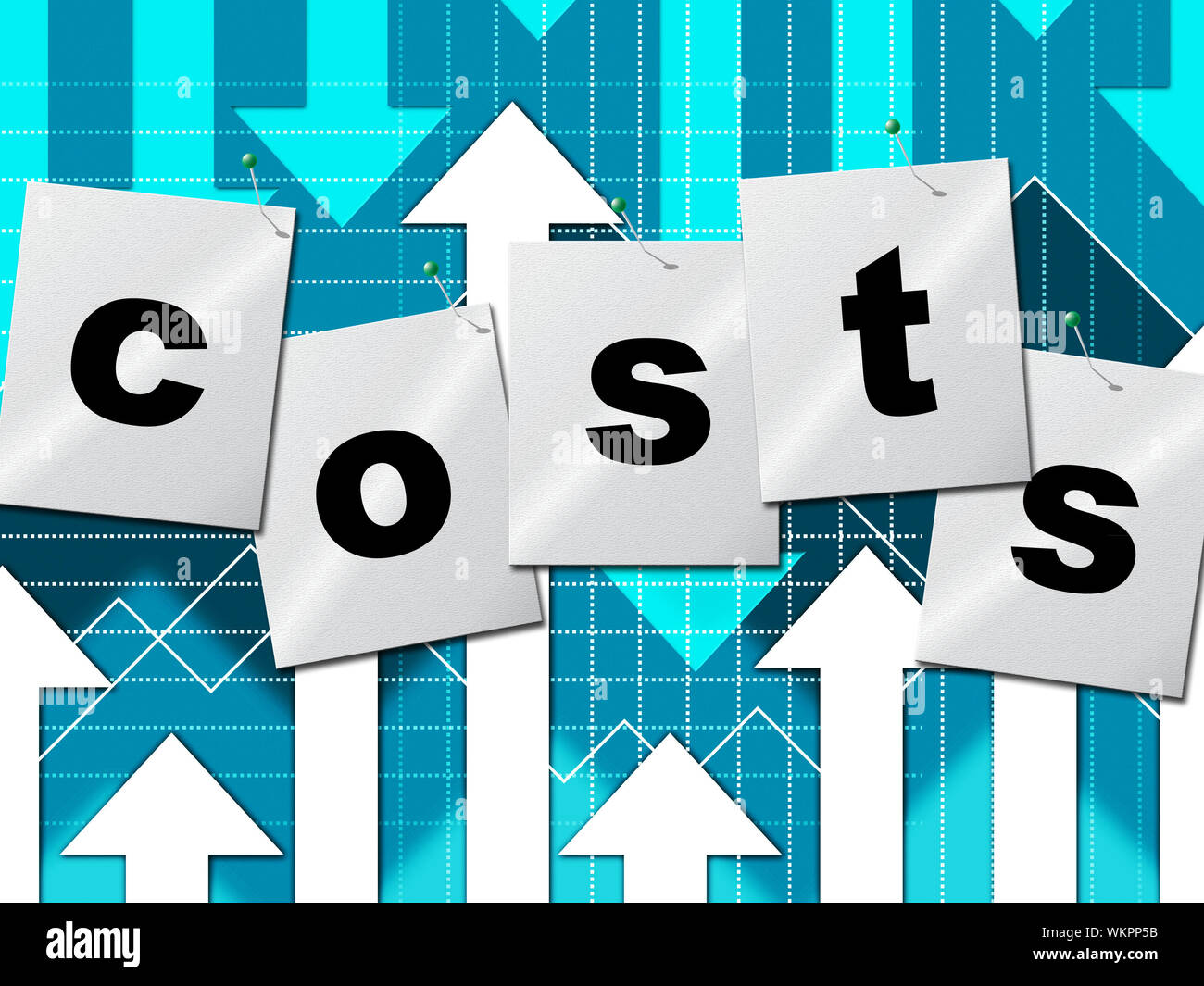 Expenses Costs Showing Charge Bills And Paying Stock Photo Alamy
