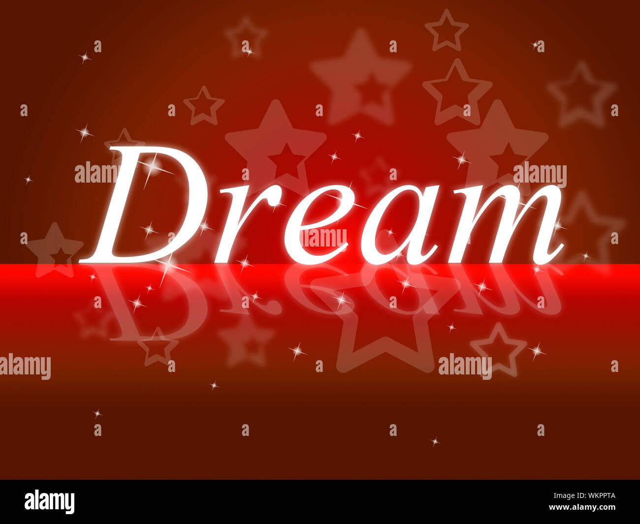 Dream Dreams Meaning Night Dreamer And Desire Stock Photo Alamy