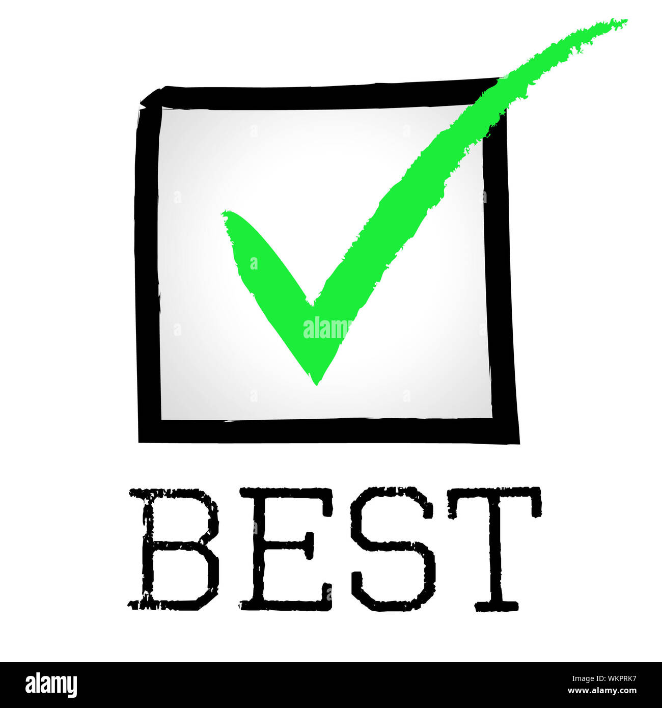 Best Tick Meaning Ok Checkmark And Unbeaten Stock Photo
