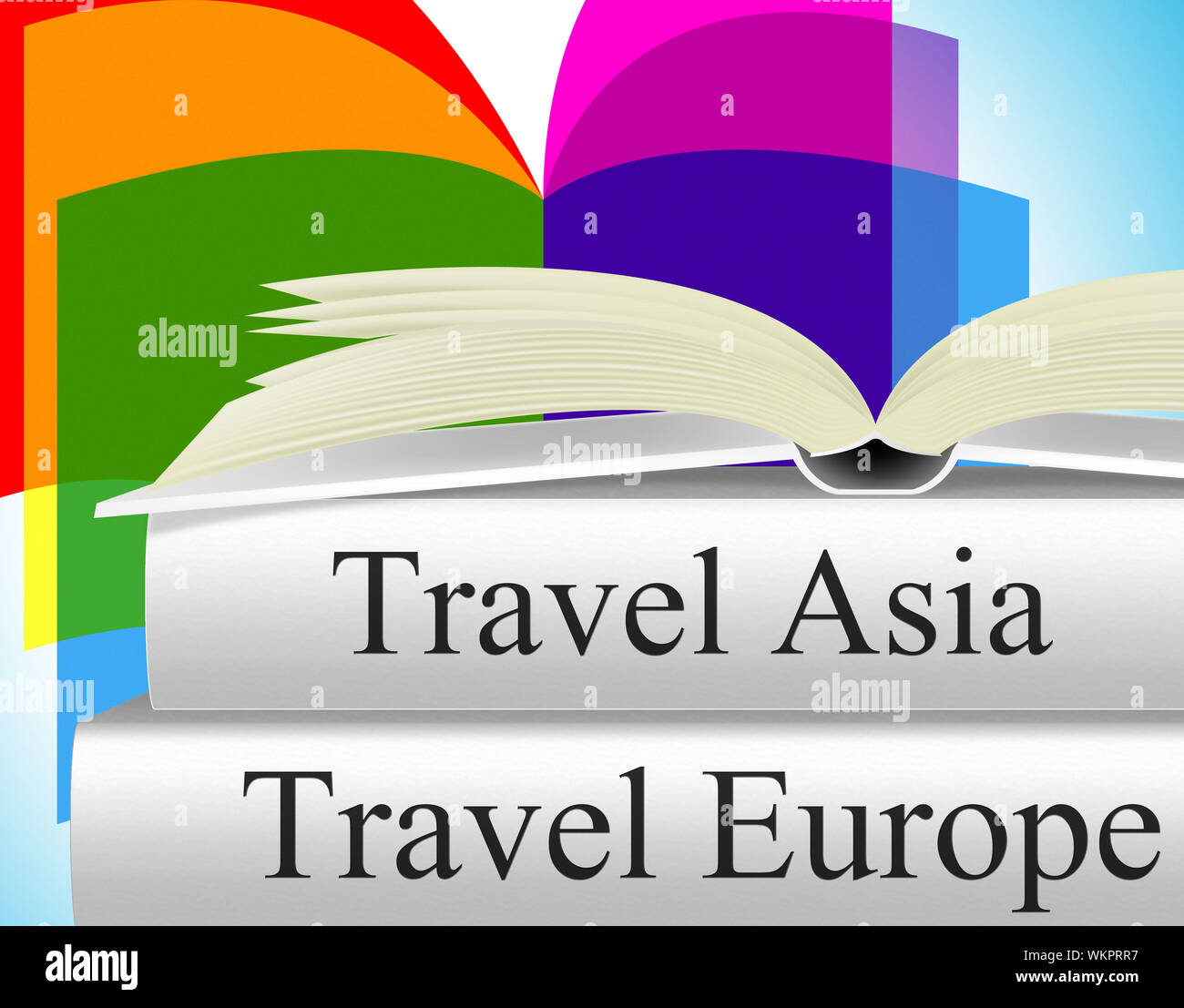 Europe Travel Indicating Far East And Touring Stock Photo