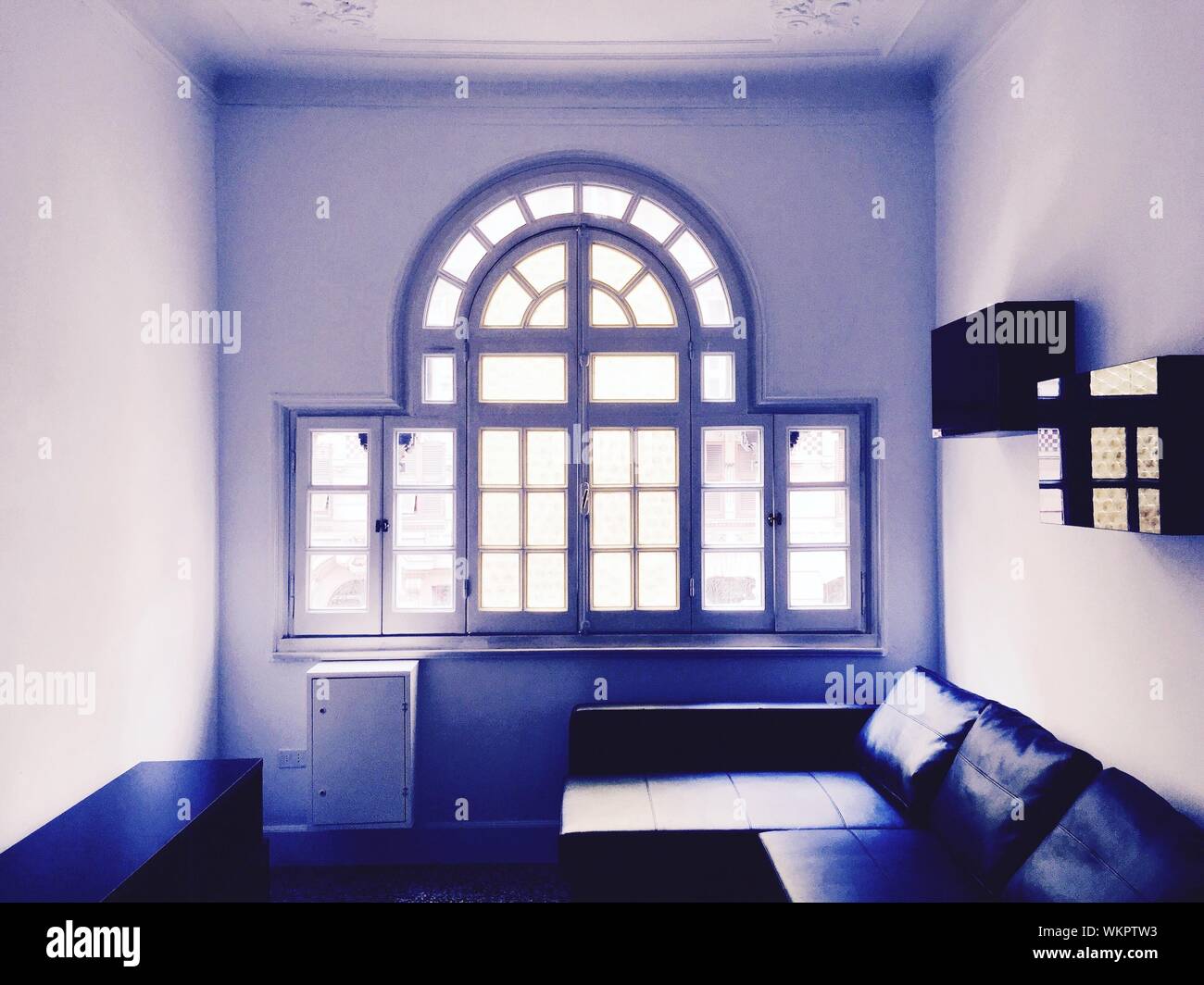 Couch In Living Room Stock Photo - Alamy