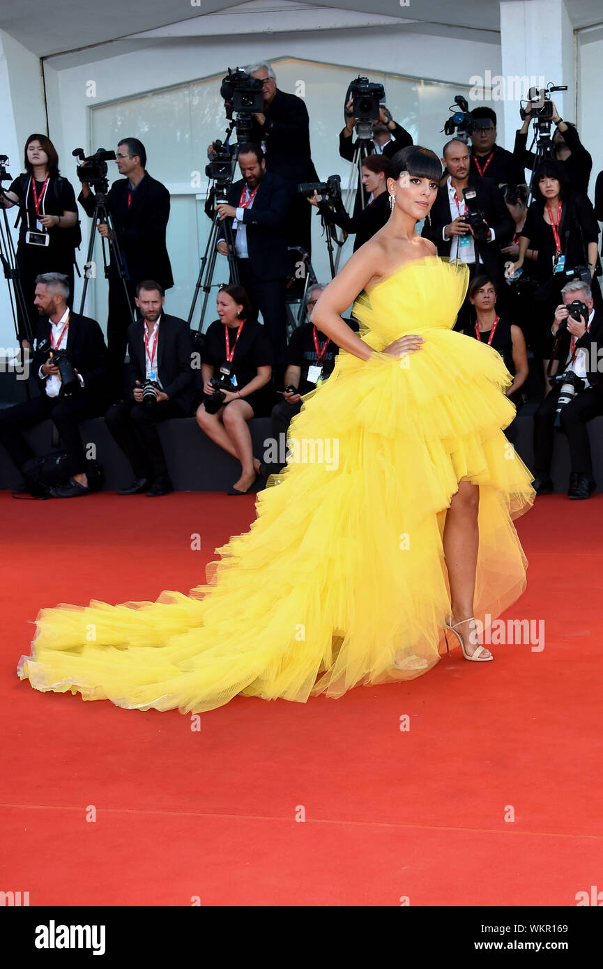 76th Venice Film Festival 2019, Red Carpet film ‘Lan xin da ju yuan (Saturday fiction)’. Pictured: Giulia Comolli Stock Photo