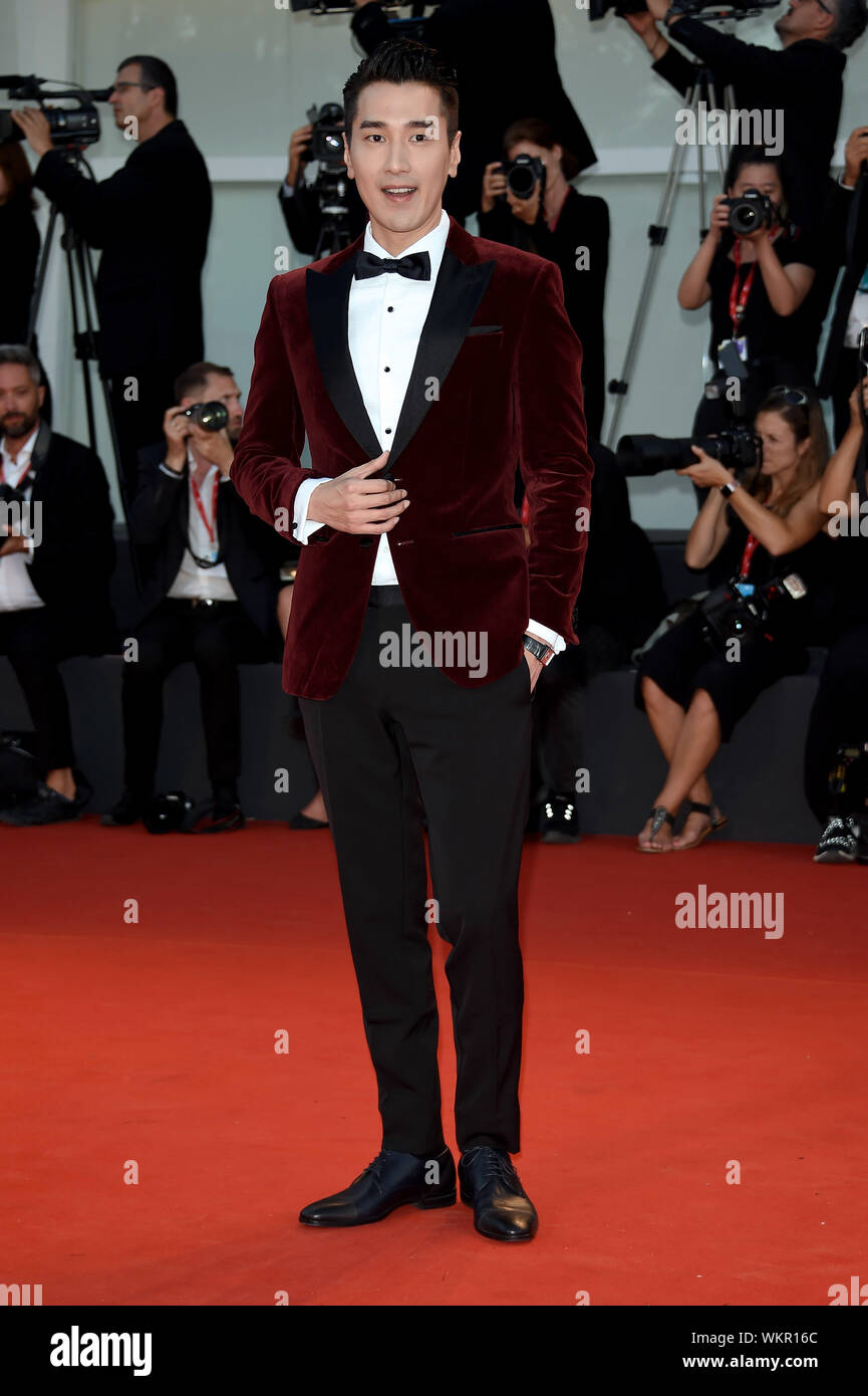 76th Venice Film Festival 2019, Red Carpet film ‘Lan xin da ju yuan (Saturday fiction)’. Pictured: Mark Chao Stock Photo