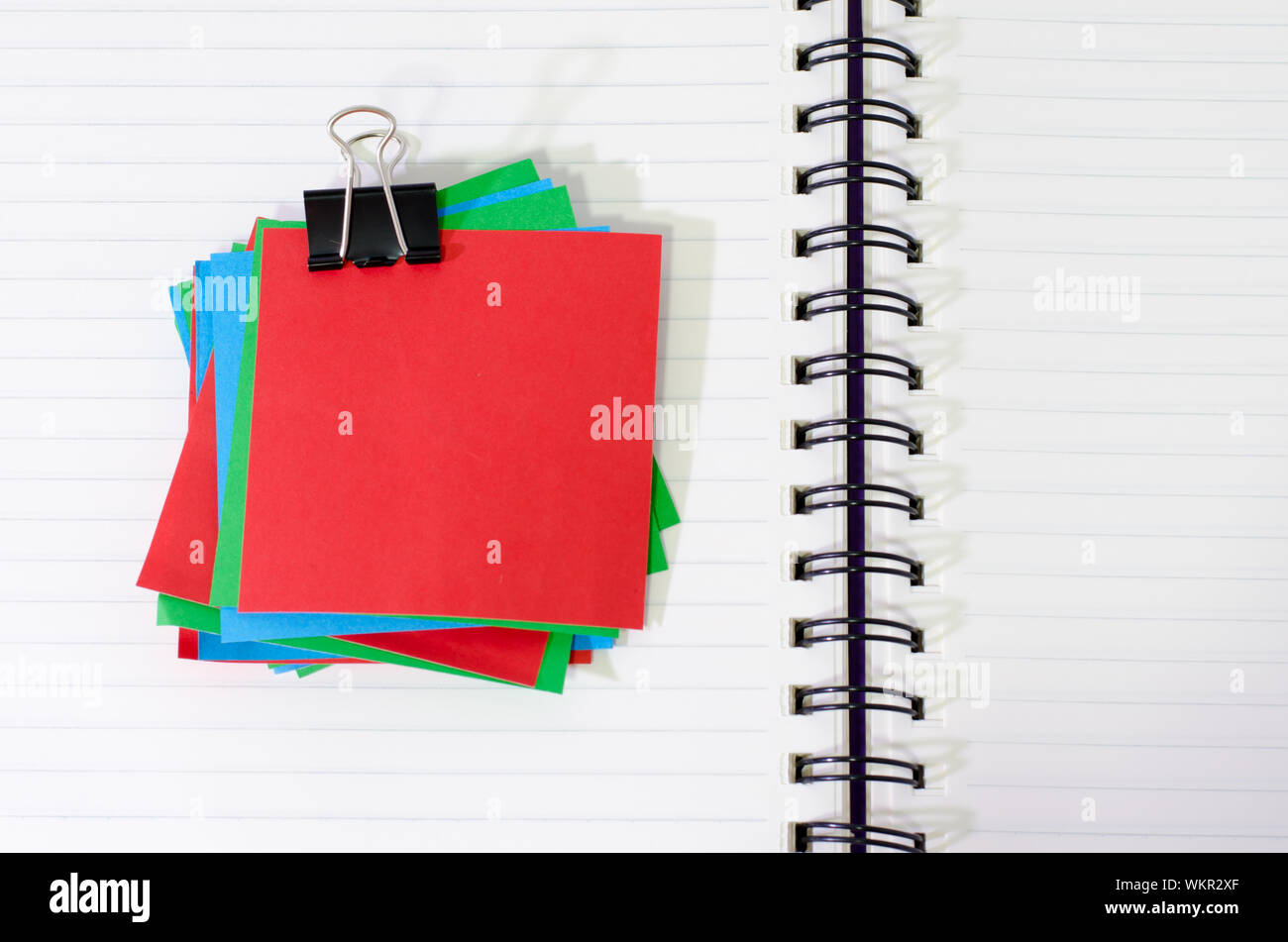 group of paper note with notebook Stock Photo Alamy