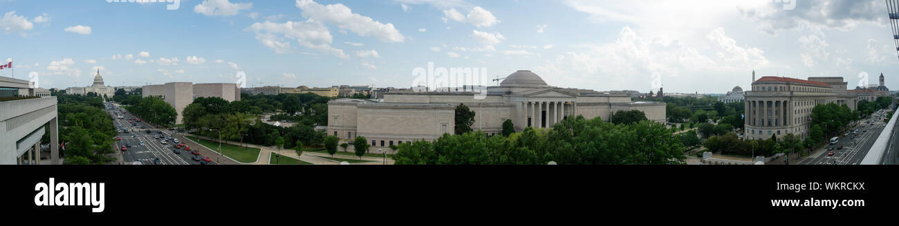 Panorama of DC in the Nations Capital Stock Photo