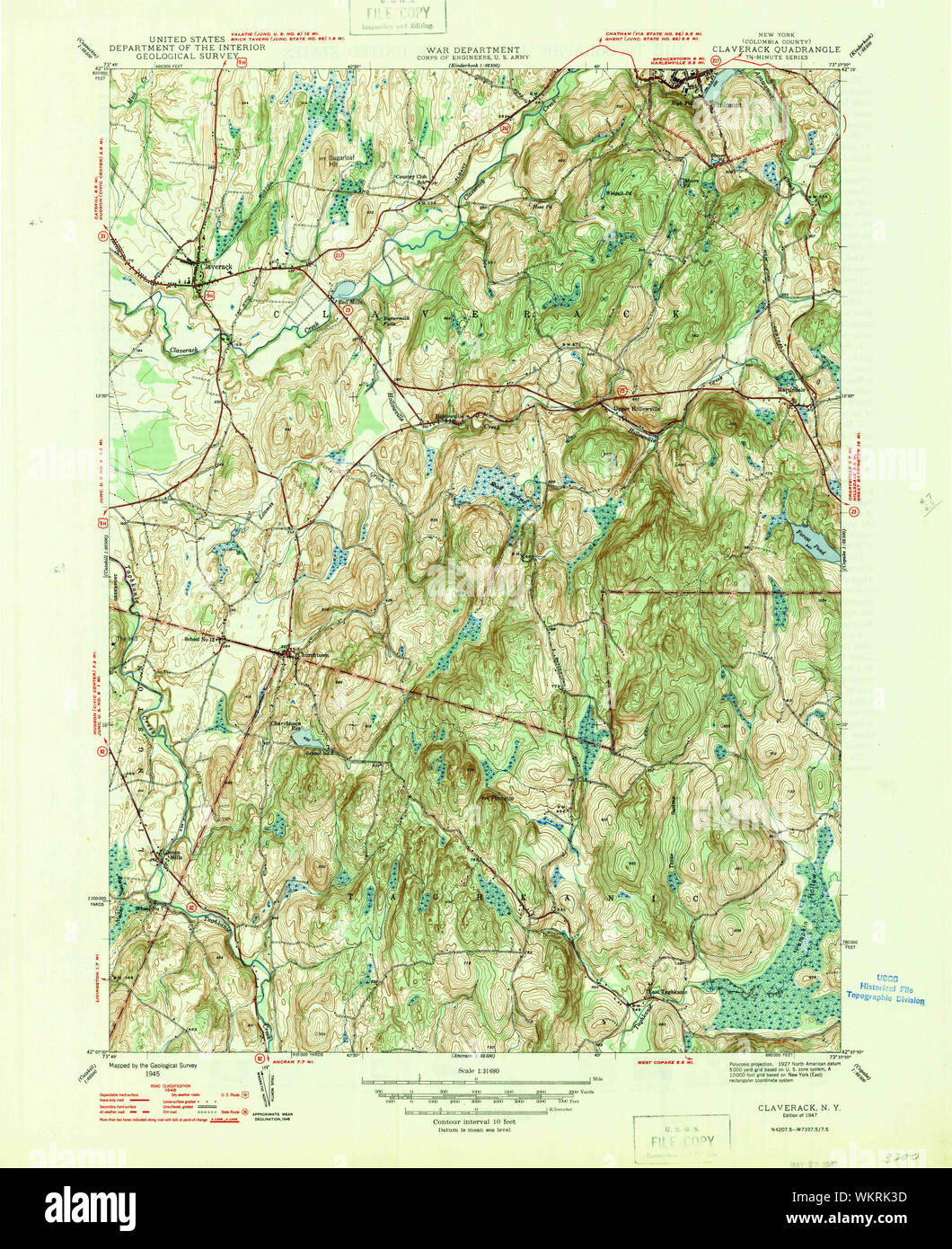 New York NY Claverack 137639 1947 31680 Restoration Stock Photo Alamy