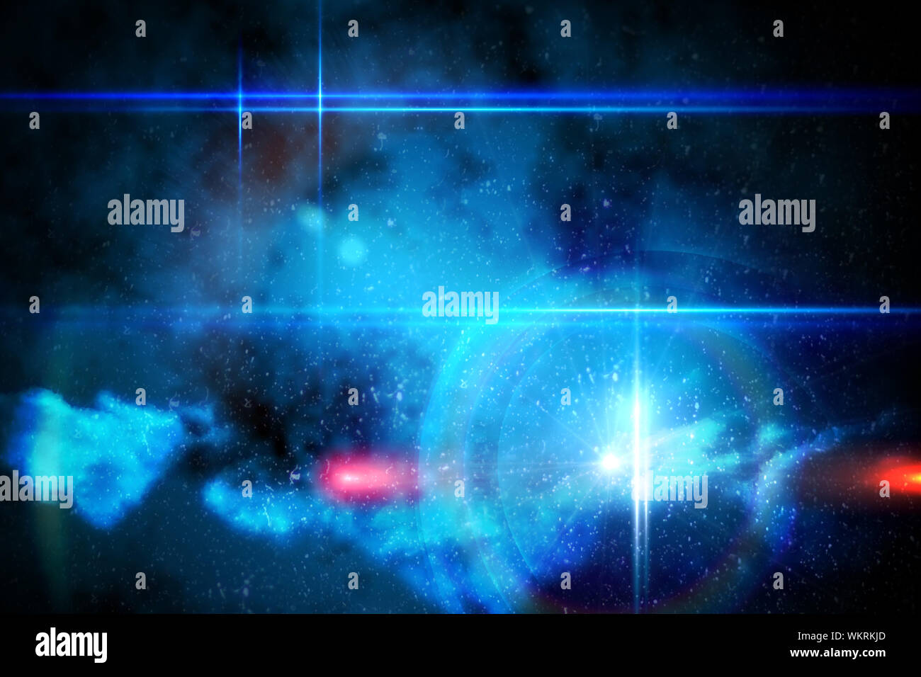 Digitally generated blue glowing technology design Stock Photo - Alamy