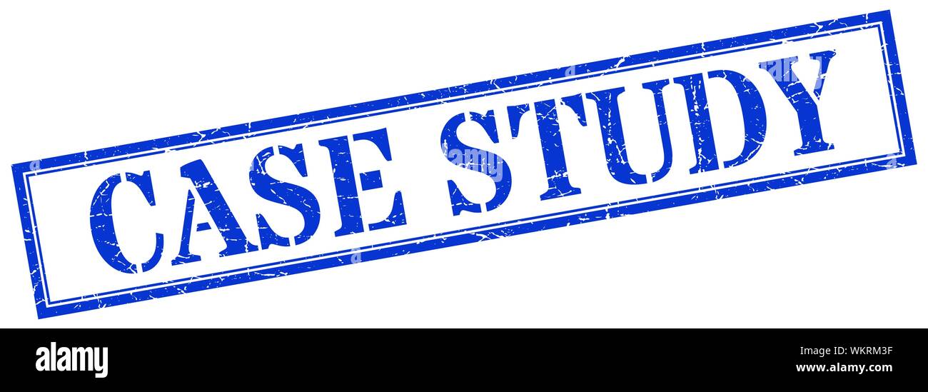 case study stamp. case study square grunge sign. case study Stock Vector