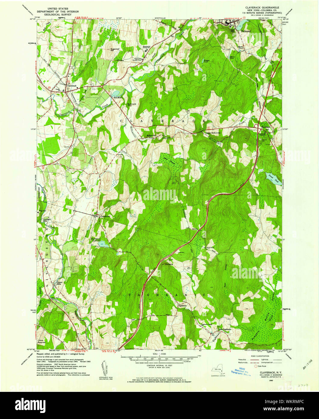 New York NY Claverack 137641 1960 24000 Restoration Stock Photo Alamy