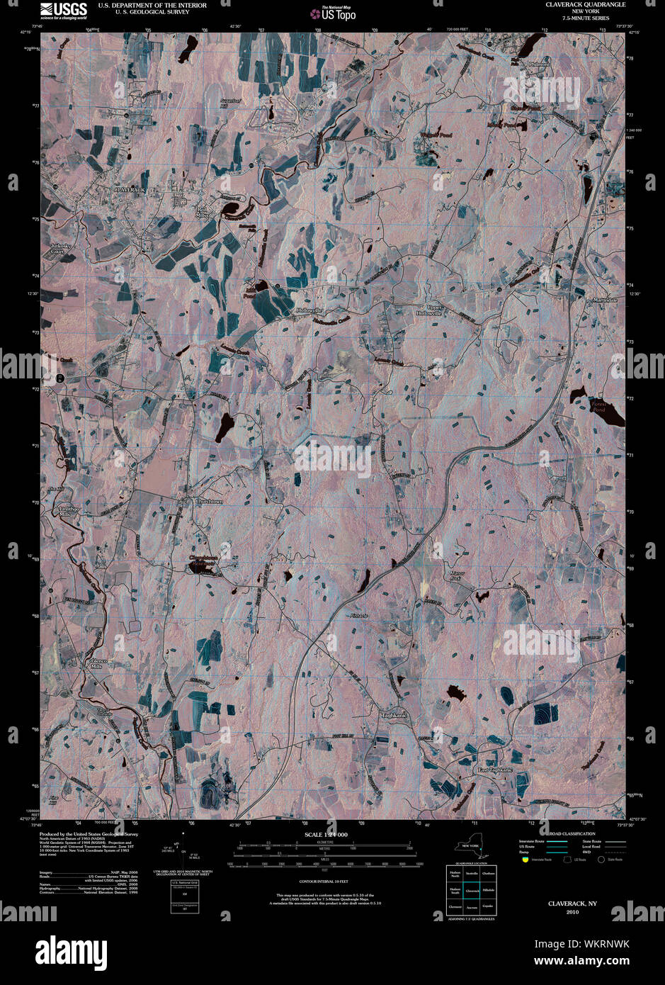 New York NY Claverack 20100304 TM Inverted Restoration Stock Photo Alamy