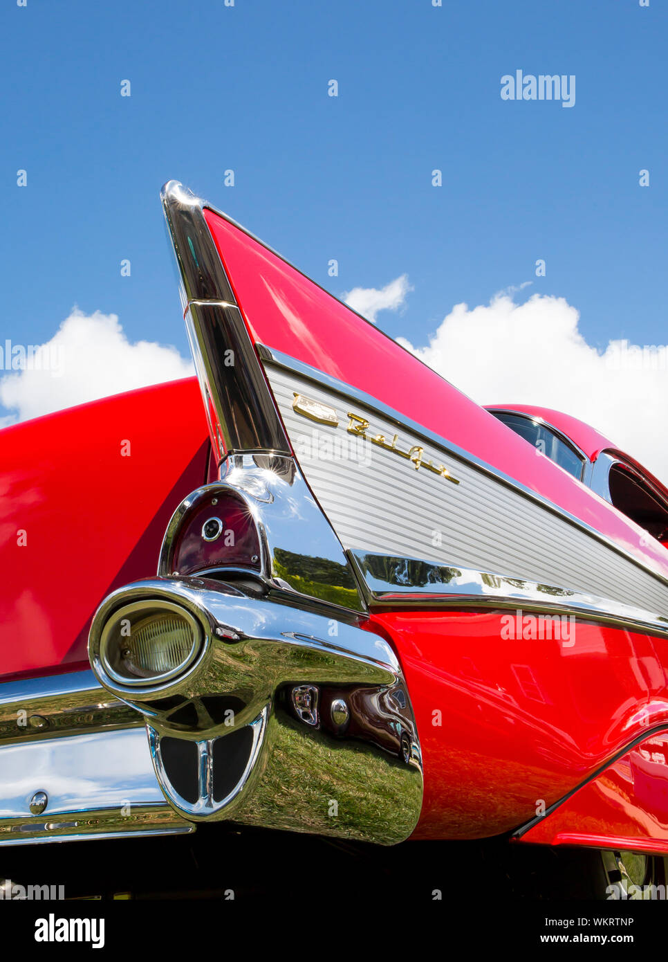 https://c8.alamy.com/comp/WKRTNP/closeup-of-a-1957-chevrolet-bel-air-automobile-tail-fin-on-display-at-a-matthews-north-carolina-classic-car-show-WKRTNP.jpg