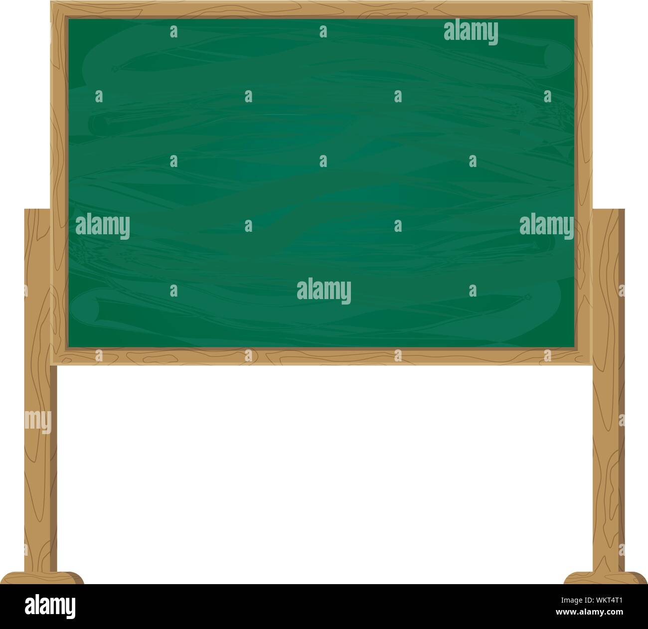 Green Chalkboards for classroom with Stand Rack Stock Vector Image