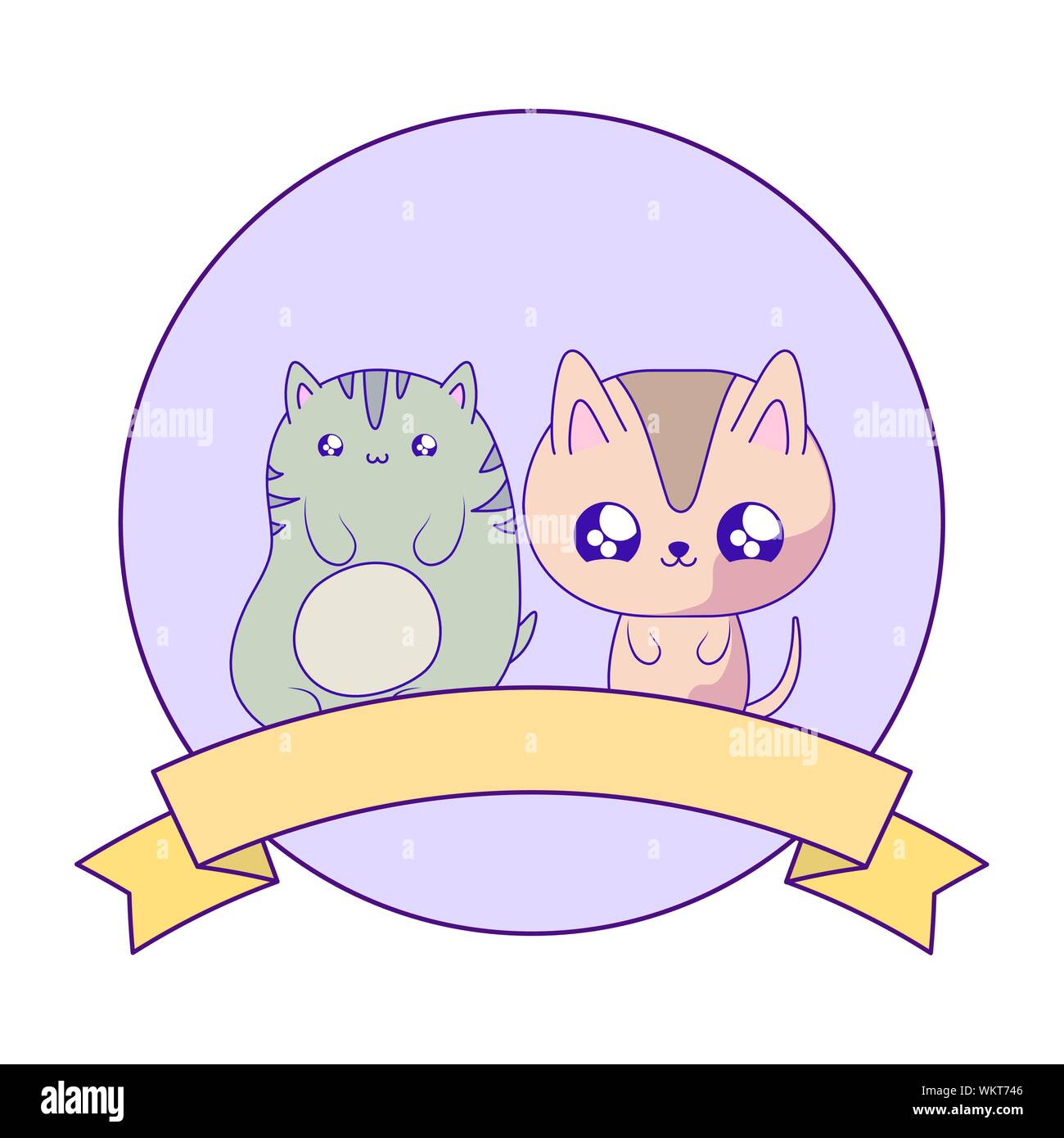 Cute Cats Baby Animals Kawaii Vector Illustration Design Stock Vector Image Art Alamy Cute Cats Baby Animals Kawaii Vector Illustration Design Stock Vector Image Art Alamy