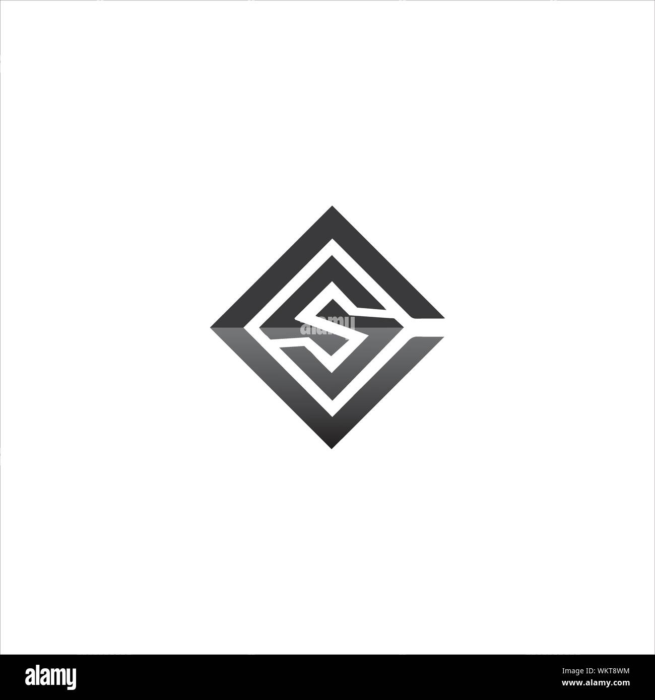 CS and SC creative initial based letter icon logo vector designs Stock Vector