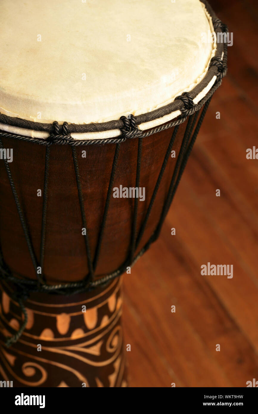 African Djembe drum Stock Photo Alamy