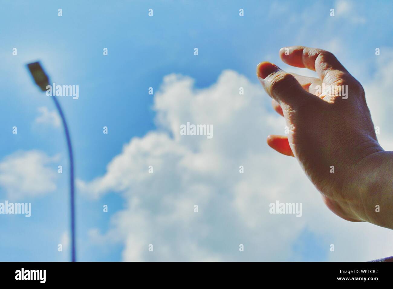 Hand Reaching To Sky High Resolution Stock Photography and Images - Alamy