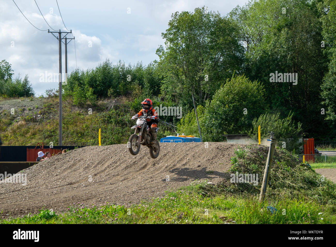 dirt bike tabletop jump