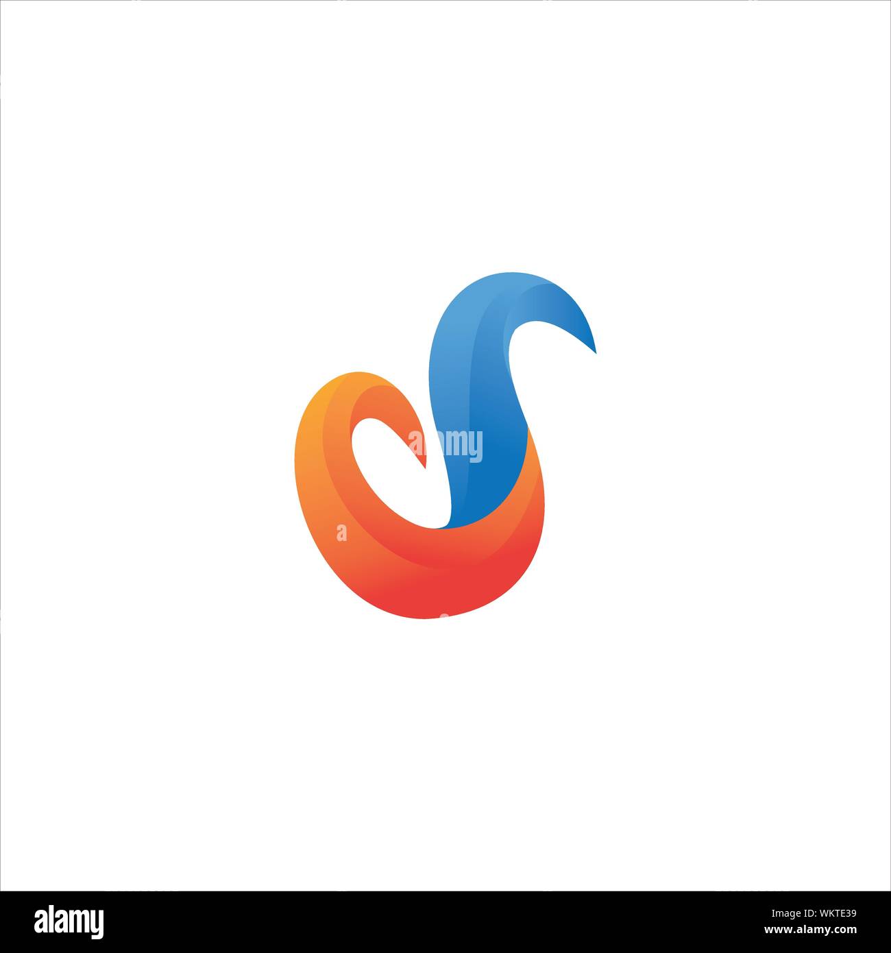 CS and SC creative initial based letter icon logo vector designs Stock Vector