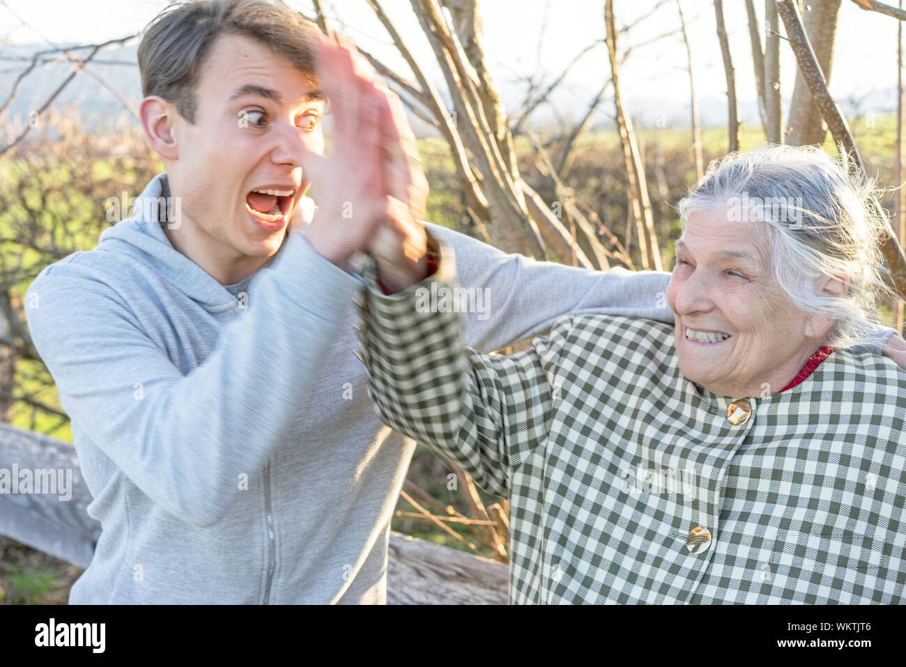 Grandmother family happy hi-res stock photography and images - Alamy