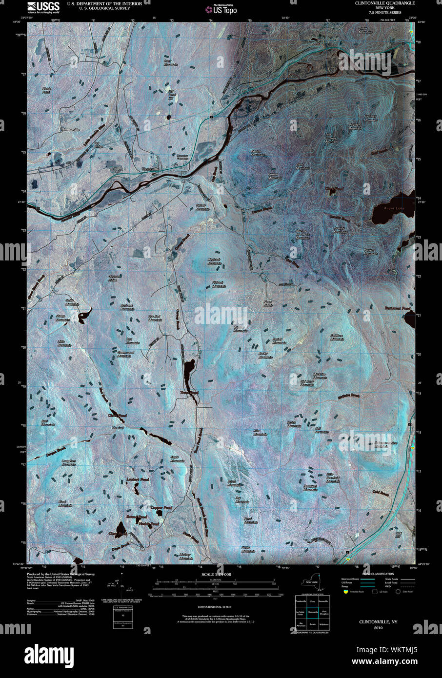 Map of clintonville hires stock photography and images Alamy