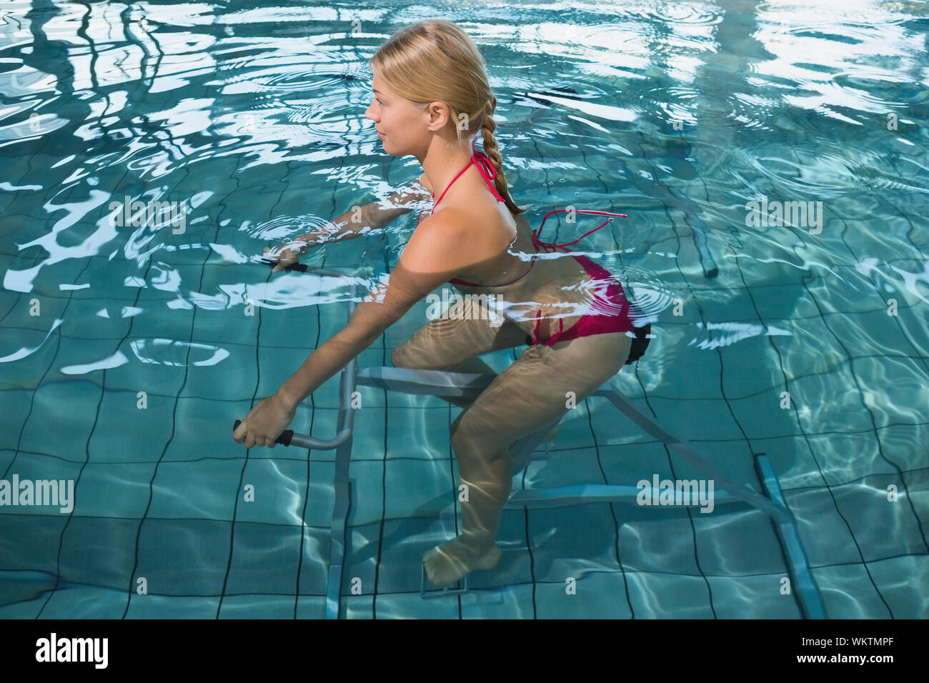underwater stationary bike