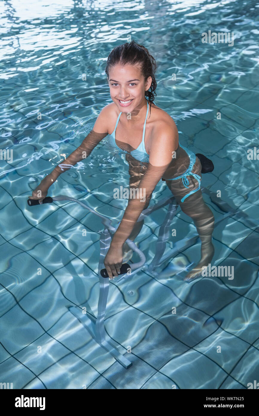 underwater stationary bike