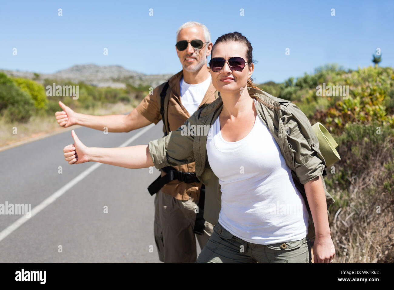 Hitch hiker thumb hires stock photography and images Alamy