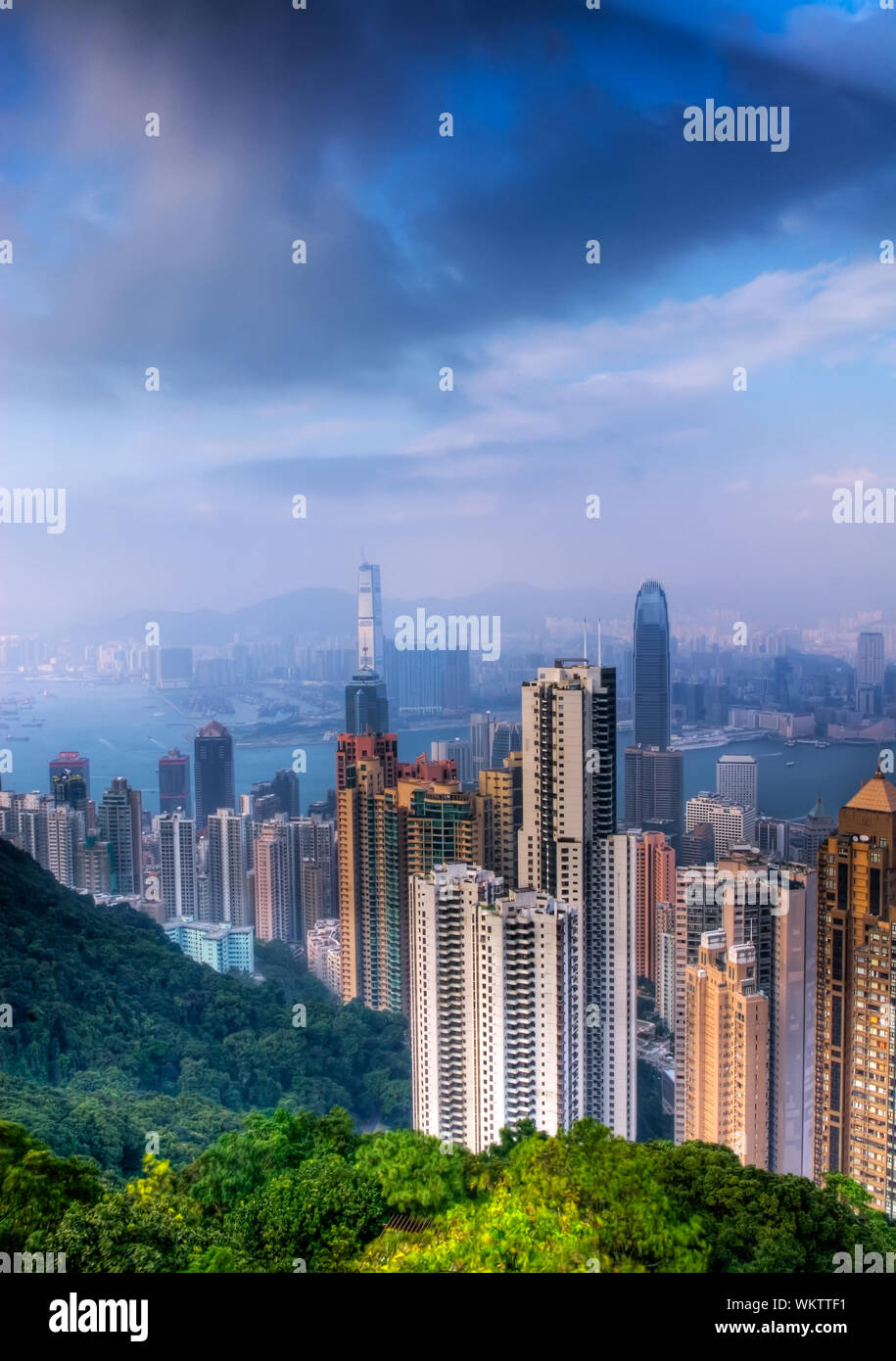 Cityscape of modern skyscraper in Hong Kong Stock Photo - Alamy