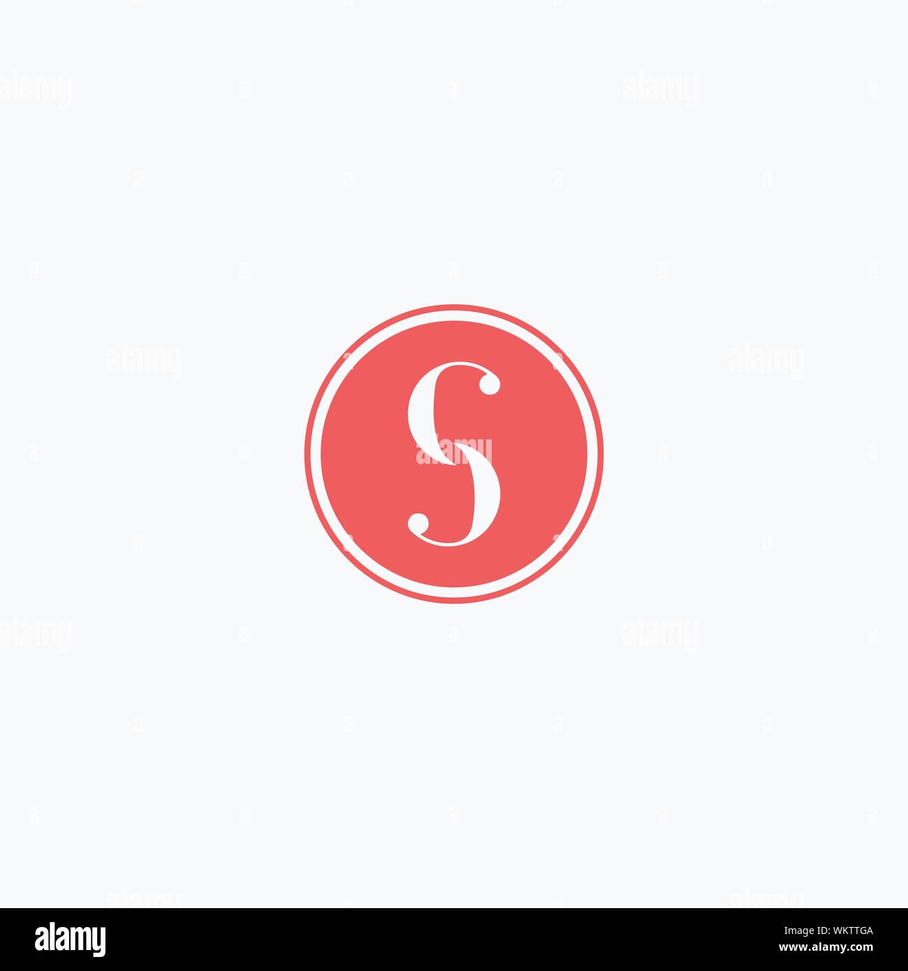CS and SC creative initial based letter icon logo vector designs Stock Vector