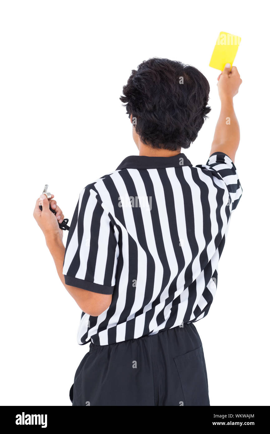 Referee showing yellow card hires stock photography and images Alamy