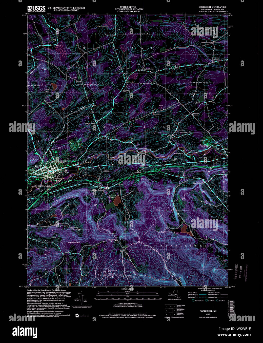 New York NY Cobleskill 137181 1996 24000 Inverted Restoration Stock